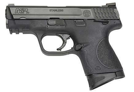 Smith & Wesson M&P Compact 9mm 3.5" 12+1 Syn Grip Ambi Safety Black Finish